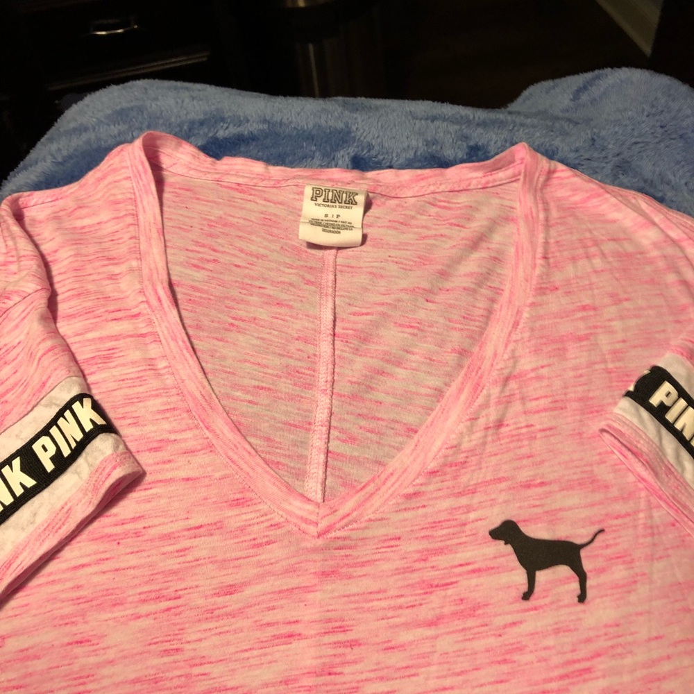 Pink Victoria Secret tee - Picture 2 of 3